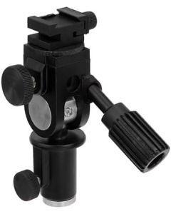 Fotodiox Ultra Heavy Duty - Swivel/Tilt Light Stand Head with Umbrella Holder and Cold Shoe Mount