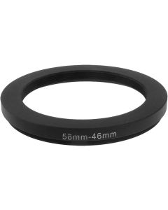 uxcell 58mm-46mm 58mm to 46mm Black Ring Adapter for Camera