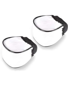 (2 Pcs) Fotasy Soft Universal Cloth Flash Bounce Diffuser Cap for Flashgun Speedlite, Universial Flash Diffuser, Compatible with Canon Nikon Sony Metz Nissin Olympus Pentax Sigma Sunpak Flashes