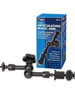 Adjustable Articulating Friction Magic Arm 7 Inch for DSLRs Camera Rigs, LED Lights, Flashes, LCD Monitors